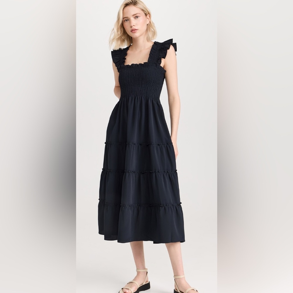 Hill House Ellie Crepe Nap Dress in Black